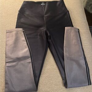 Good American Black and Gray Leggings